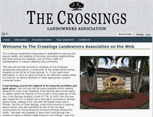 Tablet Screenshot of crossingsloa.com